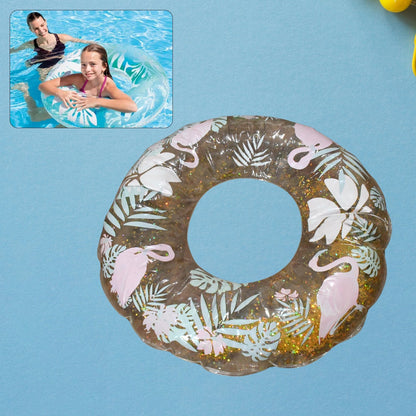 Swim Ring, For children, Conveniently Portable, Feathers, Swimming Ring, For Water Play, For Beaches, Swimming, Summer Vacation, Outdoor Swimming Beach children Pool Water Fun Toys (1 Pc)