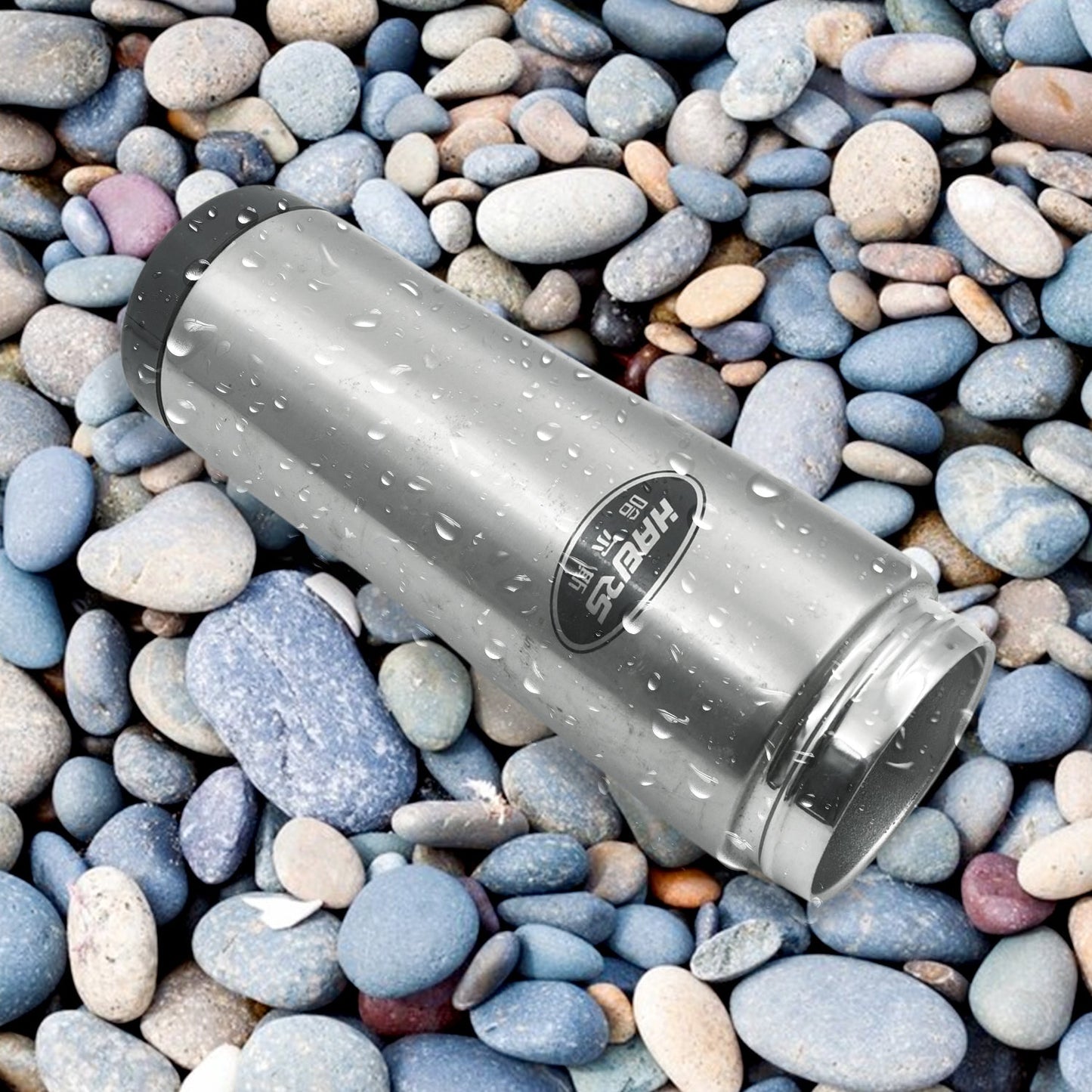 8376 Stainless Steel Water Bottle, Fridge Water Bottle, Stainless Steel Vacuum Cup, Leak Proof, Rust Proof, Cold & Hot Thermos steel Bottle| Leak Proof | Office Bottle | Gym | Home | Kitchen | Hiking | Trekking | Travel Bottle (450 ML Approx)