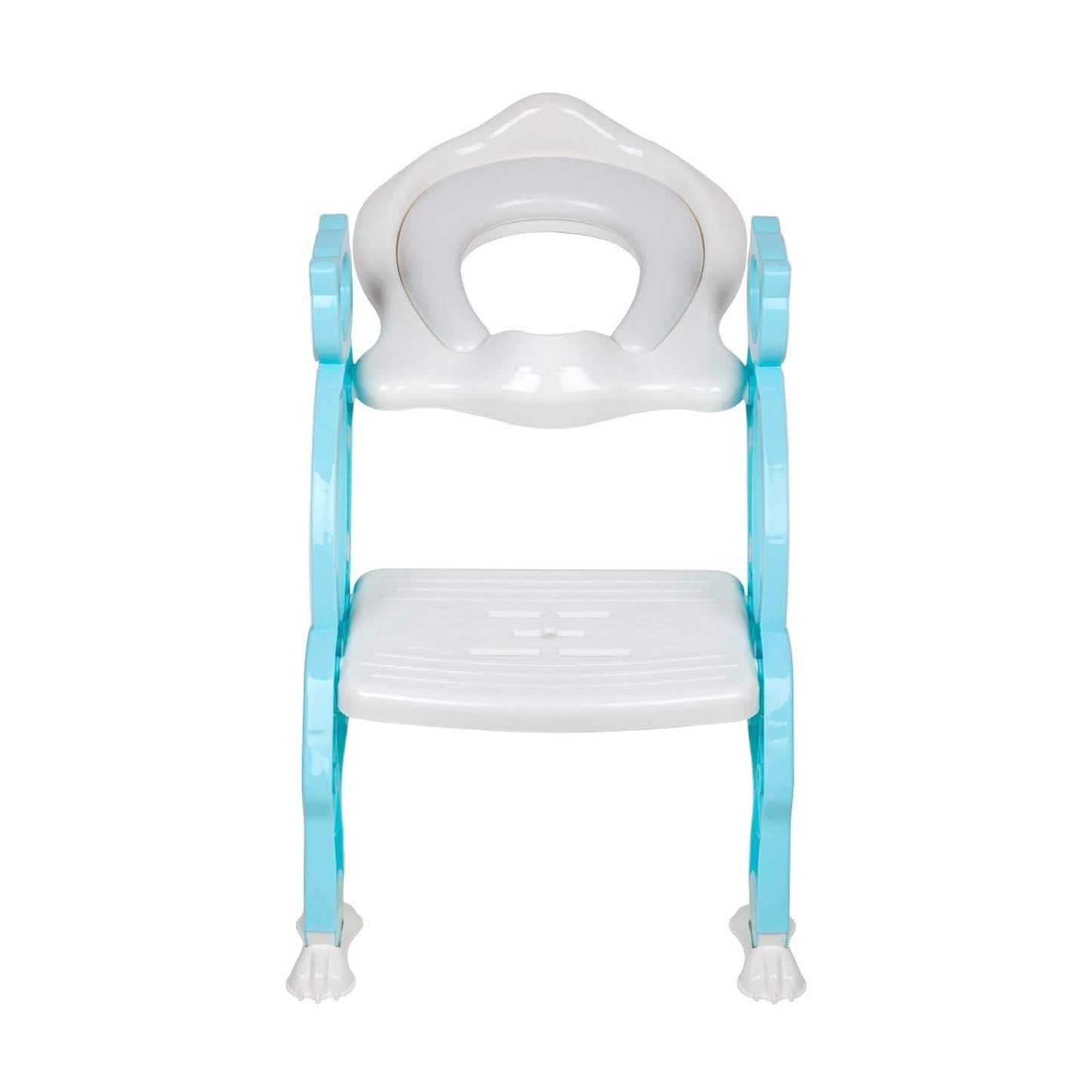 8492 2 In 1 Potty Training Toilet Seat with Step Stool Ladder for Boy and Girl Baby Toddler Kid Children’s Toilet Training Seat Chair with Soft Padded Seat and Sturdy Non-Slip Wide Step, Make Potty Easier For Your Kids (Multi-Color)