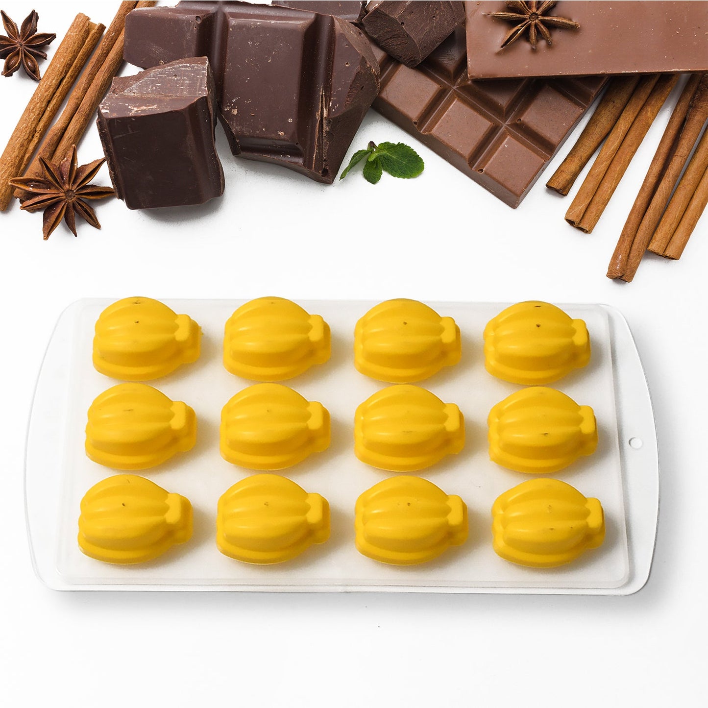 Silicone Mold Ice Cube Tray Creative Sweet Multi Type Ice Tray Buckets, Ice Cube Trays Multi Fruit Shape Ice Tray (1 Pc)