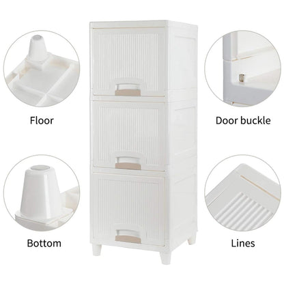 Multipurpose Storage Cabinet, Storage Solutions plastic drawers || Multi Layer Wardrobe Storage Drawers || Foldable Multipurpose Drawer Units For Kitchen, Bathroom, Bedroom, Cloth (4, 3, 2 Layer)