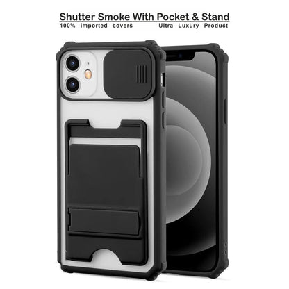 Shutter Smoke With Stand Hard Case For Realme