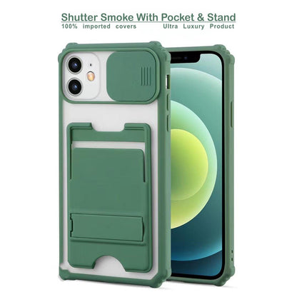 Shutter Smoke With Stand Hard Case For Poco