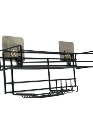 9009 3 in 1 Shower Shelf Rack for storing and holding various household stuffs and items etc. 