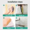 9290 Wall 3D Pe Foam Wall Stickers Self Adhesive Wallpaper DIY Wall Decoration Wallpaper Suitable For Home , Office & All Type Wall Sticker 