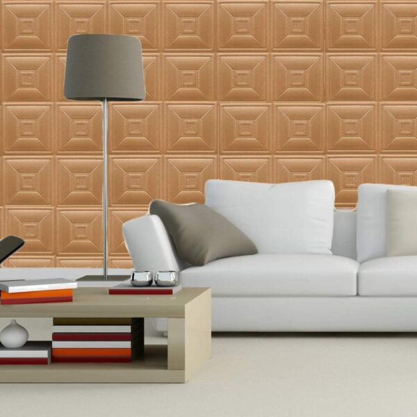 9290 Wall 3D Pe Foam Wall Stickers Self Adhesive Wallpaper DIY Wall Decoration Wallpaper Suitable For Home , Office & All Type Wall Sticker 