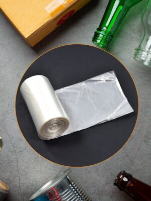 9228 White 1Roll Garbage Bags/Dustbin Bags/Trash Bags 30x30cm 