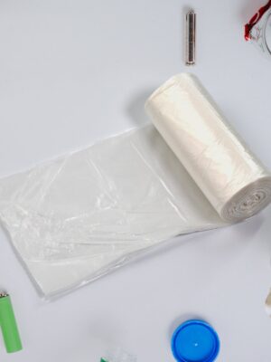 9222 White 2Roll Garbage Bags/Dustbin Bags/Trash Bags 45x50cm 25Pcs 