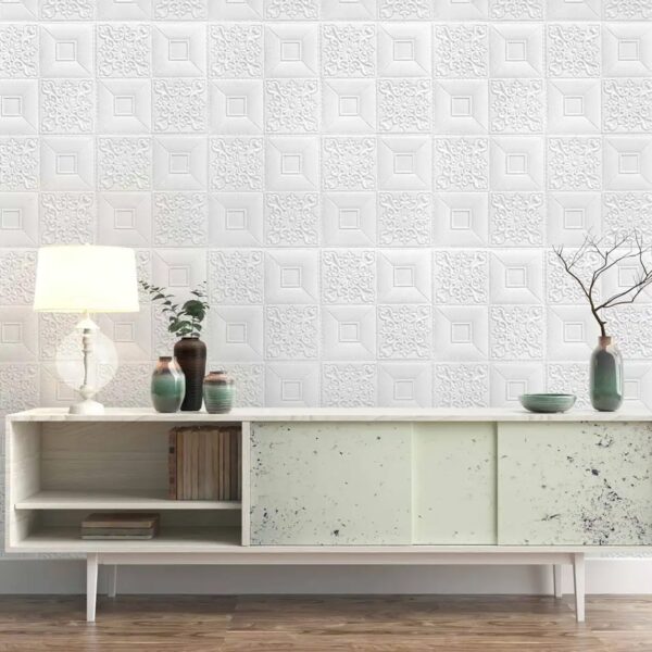 9290 Wall 3D Pe Foam Wall Stickers Self Adhesive Wallpaper DIY Wall Decoration Wallpaper Suitable For Home , Office & All Type Wall Sticker 