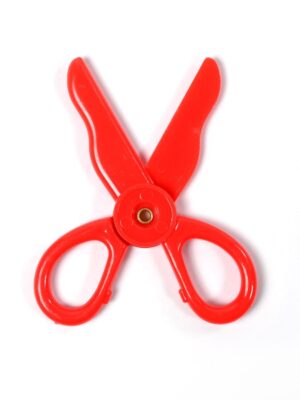 1587 Plastic Child-Safe Scissor Set, Toddlers Training Scissors, Pre-School Training Scissors and Children Art Supplies 