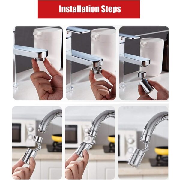 9089 Splash Filter Faucet, Sink Faucet Sprayer Head Suitable for  Kitchen Bathroom Faucet 