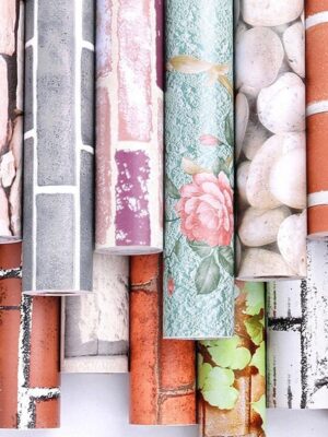 9120 Wall Stickers DIY Wallpaper Decal 3D Self Adhesive House Office Decorative, Living Room, Hall, Kitchen Shelf Contact Paper Interior 