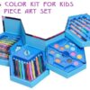 859 46 Pcs Plastic Art Colour Set with Color Pencil, Crayons, Oil Pastel and Sketch Pens 