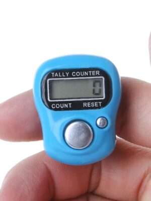 9041 Manual Hand Finger Counting Machine Digital Head Electronic Tally Counter 