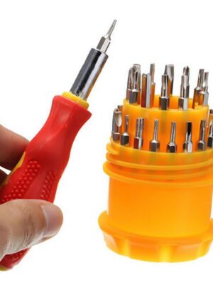 9110 (SET OF 4PC) SCREWDRIVER SET, STEEL 31 IN 1 WITH 30 SCREWDRIVER BITS, PROFESSIONAL MAGNETIC DRIVER SET 
