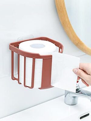 9107 Toilet Roll Holder, Toilet Paper Holder Hanger for Bathroom and Kitchen 