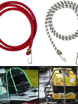9067 High Strength Elastic Bungee, Shock Cord Cables, Luggage Tying Rope with Hooks 