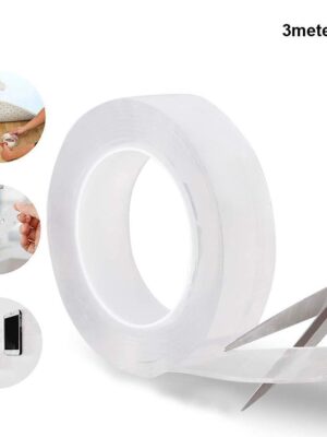 882 Double Sided Nano Adhesive Tape, 3 meter Washable Traceless Nano Gel Tape, Multipurpose 