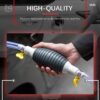 9085A Fuel Transfer Pump Kit, High Flow Siphon Hand Oil Pump, Portable Manual Car Fuel Pump for Petrol Diesel Oil Liquid Water Transfer Pump 