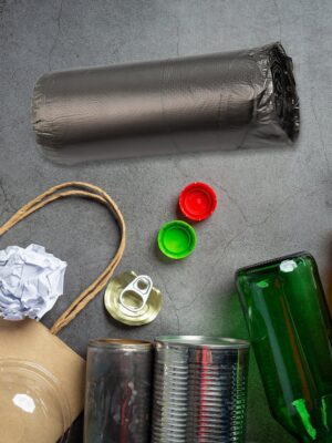 9227 1Roll Garbage Bags/Dustbin Bags/Trash Bags 25Pcs 
