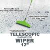 8708 Ganesh Telescopic Bathroom Wiper 12 Inch (30 cm) 