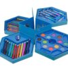 859 46 Pcs Plastic Art Colour Set with Color Pencil, Crayons, Oil Pastel and Sketch Pens 