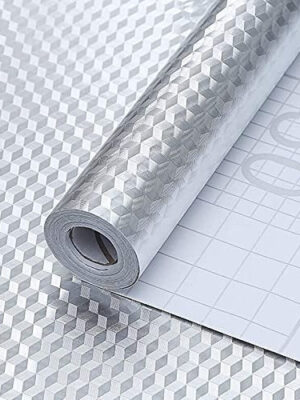 9014 2 Meter Aluminium Foil Sticker used in all kitchen purposes to prevent oily and greasy stains of food while cooking. 