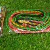 9093 High strength elastic bungee, knee cord cables, luggage tying rope with hooks. (set of 5pc with 1Meter length) 